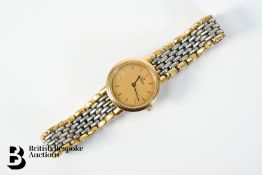 Lady's Gold and Stainless Steel Omega Wrist Watch