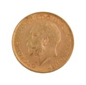 George V full sovereign, 1911