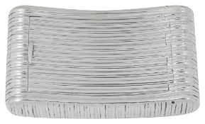 A George III silver snuff box