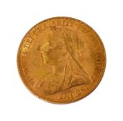 Victoria gold full sovereign, 1901