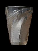 A Rene Lalique glass 'Hesperides' tumbler