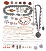 A collection of costume jewellery