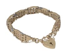 A fancy gate bracelet