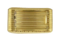 A George III silver-gilt snuff box