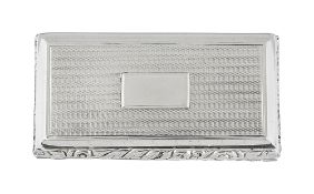 A George IV silver snuff box
