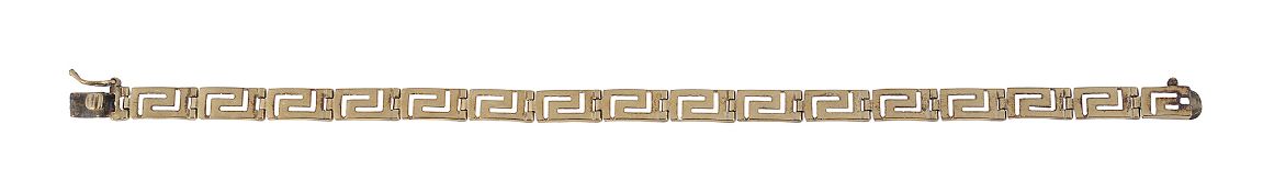 A Greek key bracelet