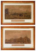 Crystal Palace. Two colour engravings c.1862