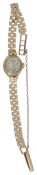 A lady's 9ct gold wristwatch by Tressa