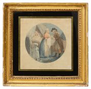 After George Morland. A late 18th century colour stipple engraving