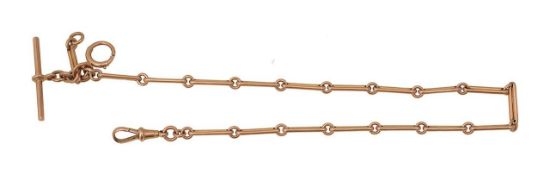 9ct gold fetter link chain