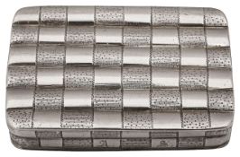 A George III silver vinaigrette