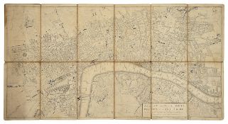 A New and Correct Plan of London, Westminster and Southwark,