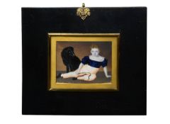 Early 19th century British School. Portrait miniature