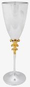 Stuart Devlin. An Elizabeth II Modernist silver and parcel-gilt goblet