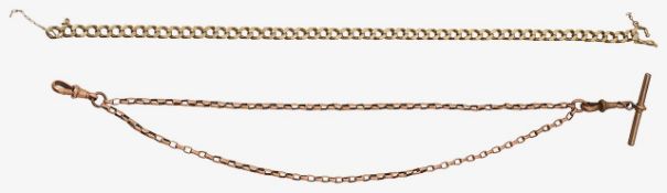 A curb-link bracelet