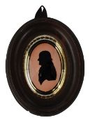 Charles Rosenberg, Austrian (1745-1844) A silhouette portrait of a gentleman