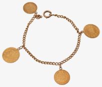 A curb-link bracelet