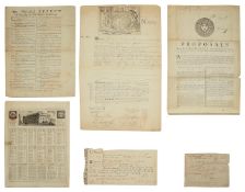 Broadsides and ephemera. 18th century and later
