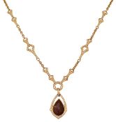 Stephen Webster rock crystal and diamond-set pendant