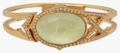 Stephen Webster rock crystal hinged bangle