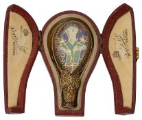 A silver-gilt and enamel replica of the Alfred Jewel by Payne & Son c.1900