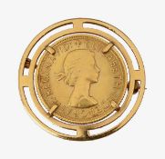 An Elizabeth full sovereign, dated 1967