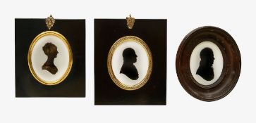 Studio of Miers and Field. Three silhouette portraits