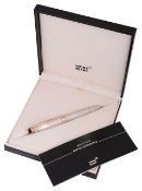 A Mont Blanc Meisterstuck No. 146 LeGrand Barley silver 75th Anniversary fountain pen
