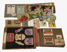 Ephemera. A collection of colour printed sample branded trade labels printed by James Upton Ltd, Bir