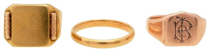 A group of three rings