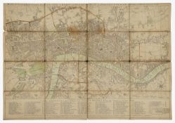 Bowles's Reduced New Pocket Plan of the Cities of London and Westminster