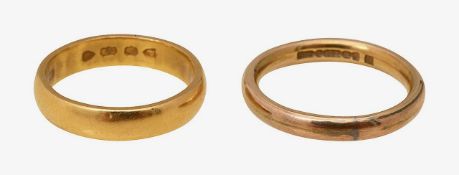 Two gold rings