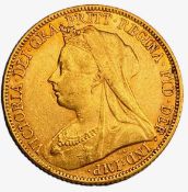 Victorian full sovereign, 1898