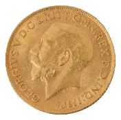 George V full Sovereign, 1912