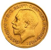 George V half sovereign, 1913
