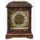 An early 20th century figured walnut cased mantel clock - Image 1 of 3