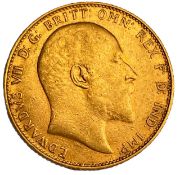 Edward VII full sovereign, 1908