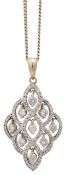 A diamond pendant