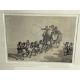 Thomas Rowlandson. 'Stage Coach and six' pen ink and watercolour - Image 2 of 2