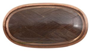 An early 19th century oval memorial brooch