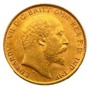 Edward VII half sovereign, 1908