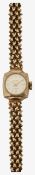 A 9ct gold lady's wristwatch by Accurist