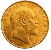 Edward VII full sovereign, 1910