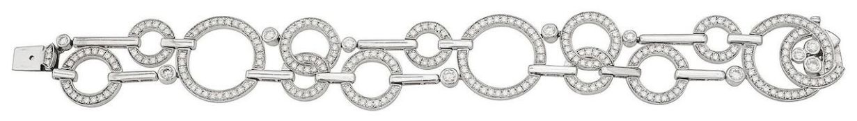 A diamond set bracelet