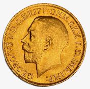 George V full sovereign 1912