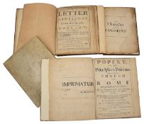 Jacobite, Williamite and Anti Popery pamphlets