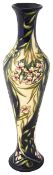 A modern Moorcroft for Liberty 'Jasmine' pattern vase
