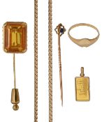 A collection of accessories