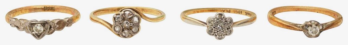 A group of assorted rings