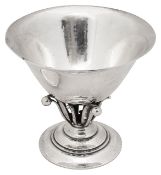 Johan Rohde for Georg Jensen. A Danish silver footed bowl 17A